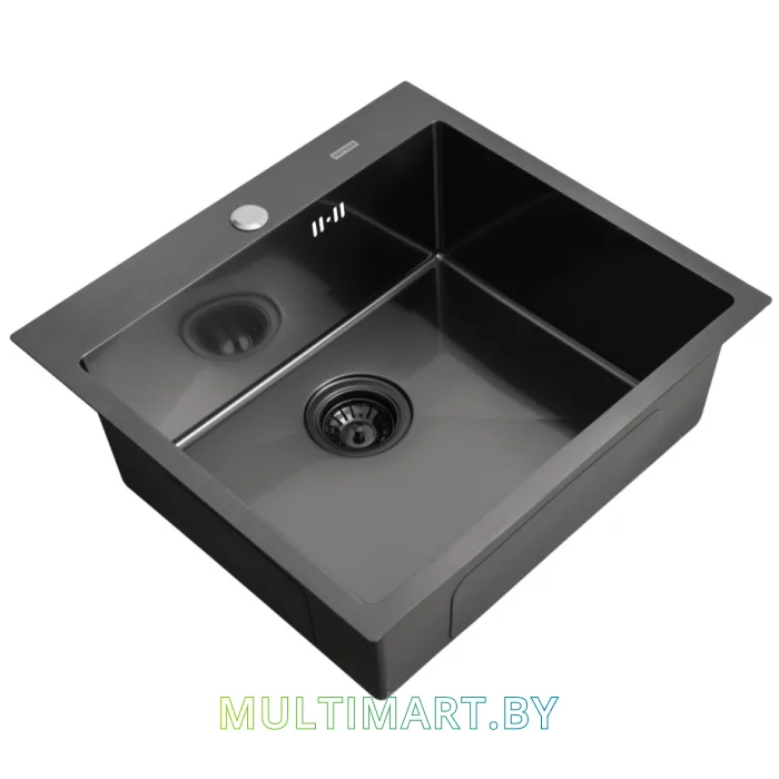 Кухонная мойка ARFEKA AF 550x505 Black PVD Nano